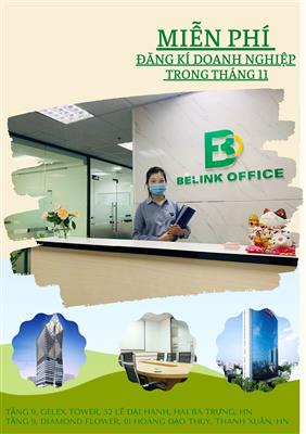  Belink MIỄN PHÍ làm đăng kí kinh doanh hỗ trợ cho khách thuê mới trong tháng 11