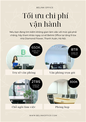  TỐI ƯU CHI PHÍ VẬN HÀNH VĂN PHÒNG VỚI BELINK OFFICE 48 LÊ VĂN LƯƠNG